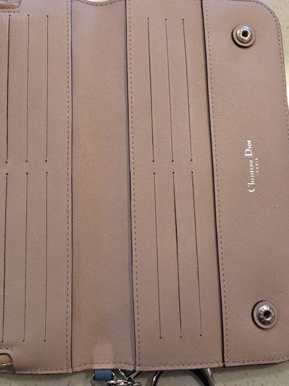 Dior Womans Leather Wallet - Mauve Excellent Condition! - Picture 5 of 8